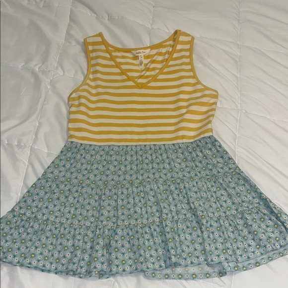 Matilda Jane Yellow and Blue Tank Top - Picture 2 of 8